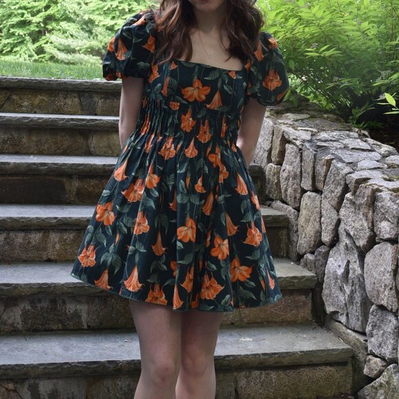 Agua by Agua Bendita Caramelo Mini Dress (Small) - Picture 5 of 8